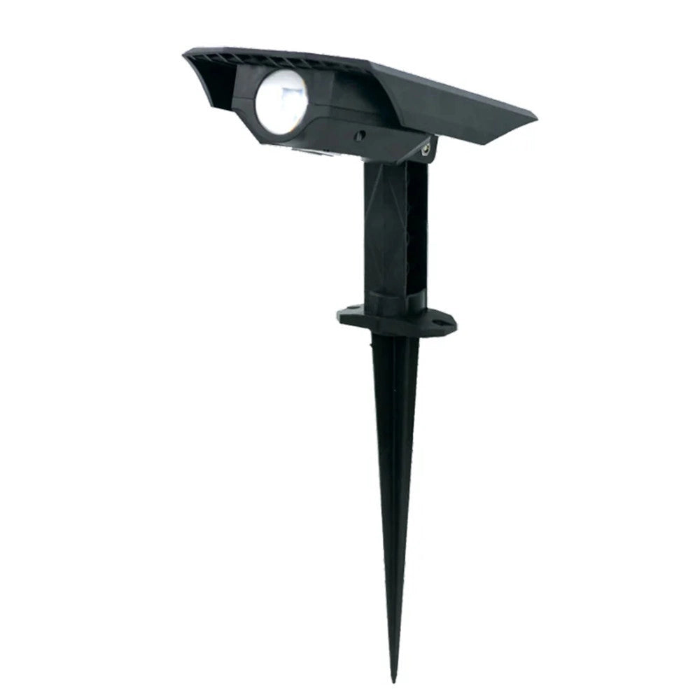 Trade Shop - Faretto Solare Led Da Giardino A Picchetto Da Terra Ip65 Luce Calda 3000k Rgb Sw1121 -