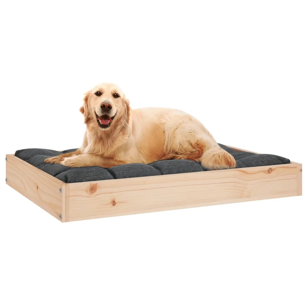 Cuccia per Cani 71,5x54x9 cm in Legno Massello di Pino cod mxl 39790