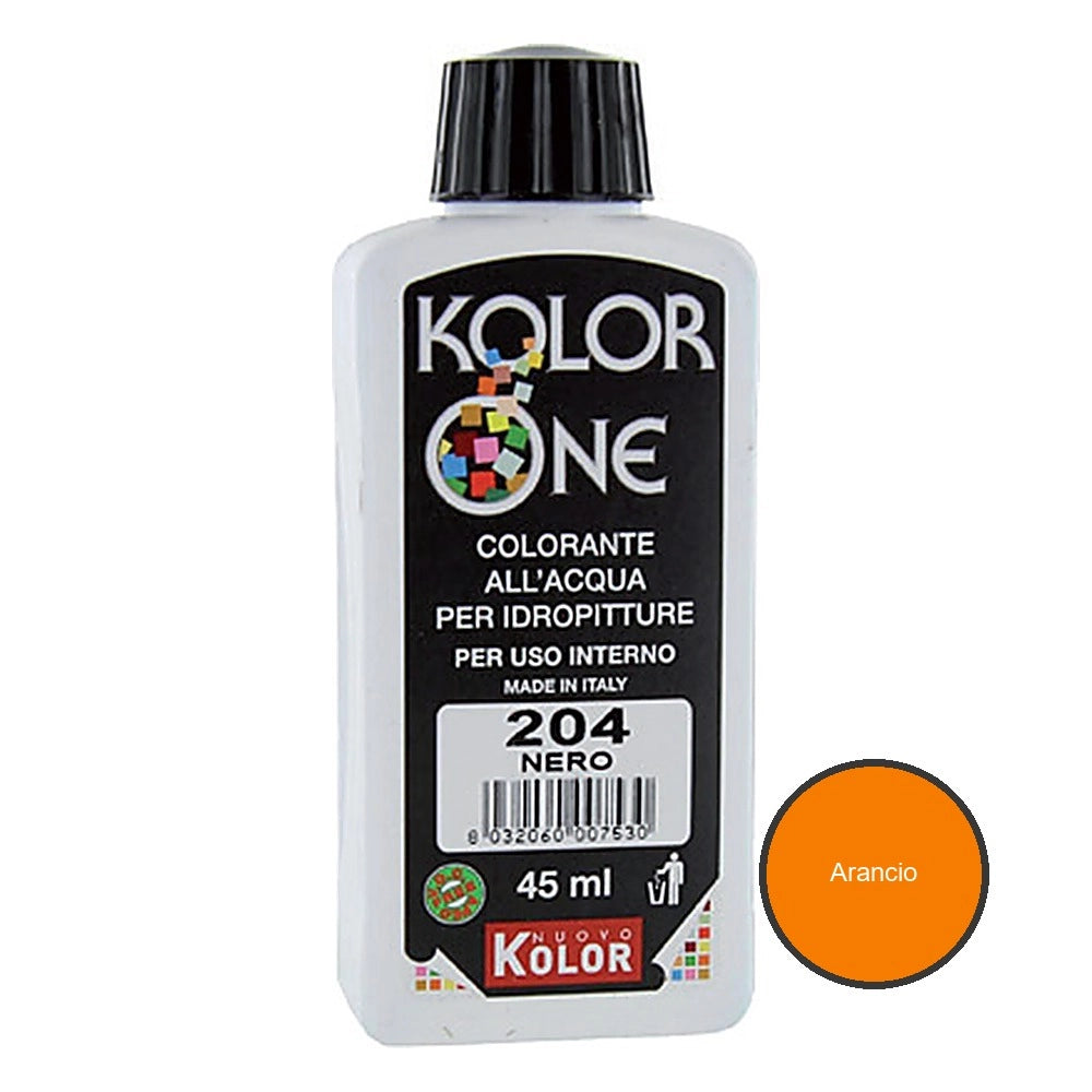 Colorante concentrato per idropitture e smalti all'acqua 45 ml *** misura arancio n.9, confezione 1