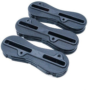 Set di Viti per Vinile - 5 Gradi - Sistema FCS II - Nero - Incluso 3 Viti per Fini - 1 Chiave - 6 Piccole Viti - Materiale: ABS