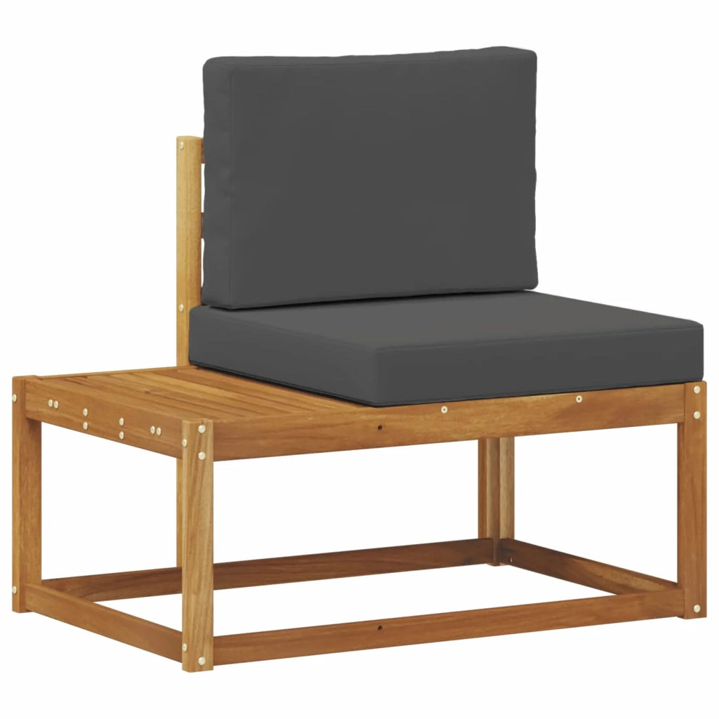 Set di divani da esterno con cuscino 3 pcs Naturale