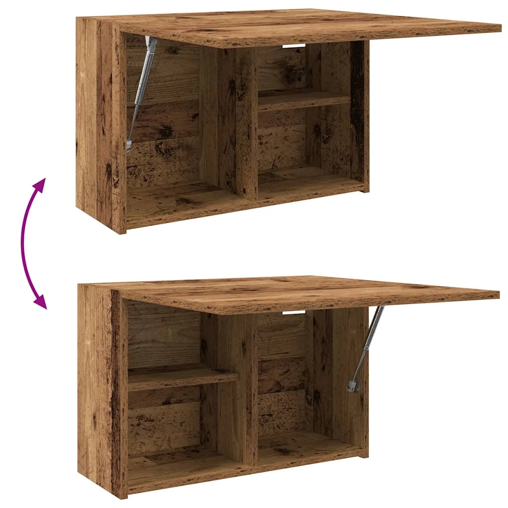 vidaXL Mobile da Bagno Legno Antico 60x25x40 cm in Legno Multistrato