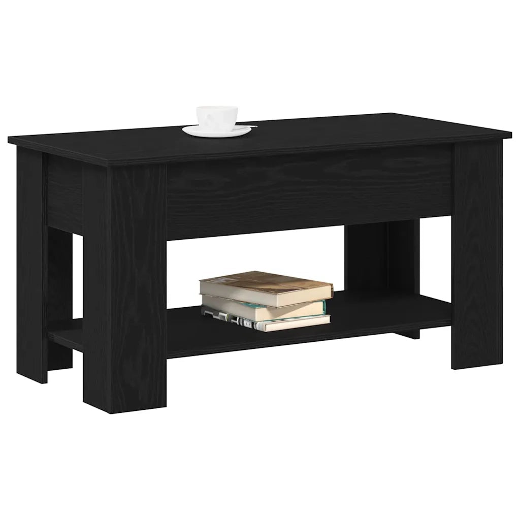 Tavolino da salotto Rovere Nero 101 x 49 x 52 cm 862764