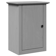 Mobiletto da bagno funzionale e di design 44 x 30 x 60 cm in legno di pino grigio 02_0057676