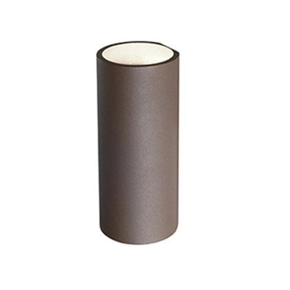 Sirio - Applique Da Parete Tubolare A Led 6W+6W A Doppia Luce Fredda Colore Marrone