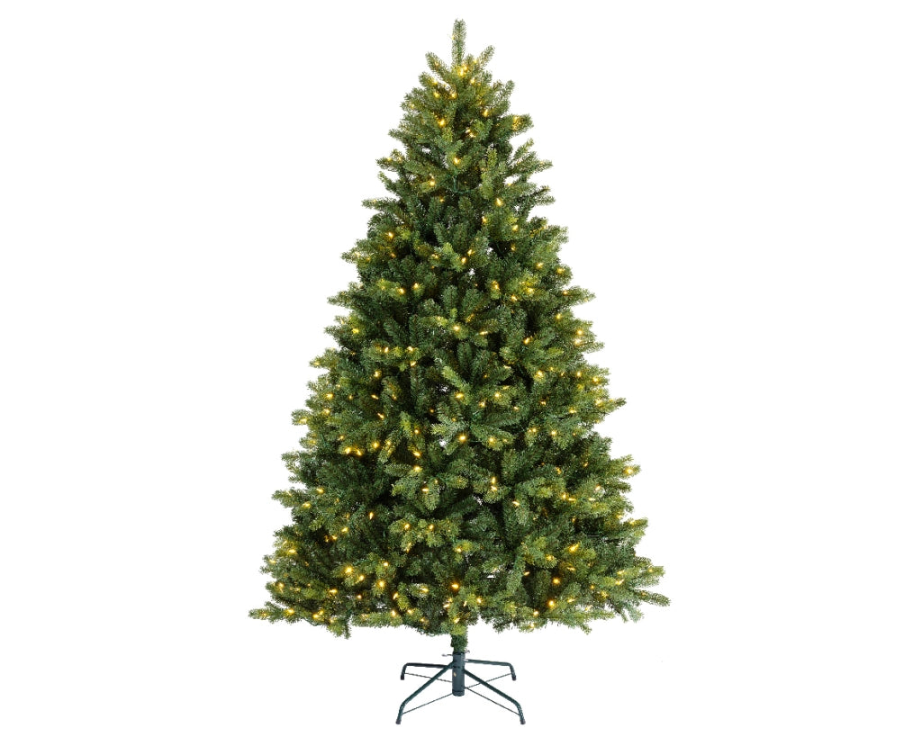 Albero di pino con luci 210x137 cm