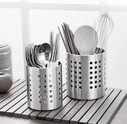 Organizzatore di Cucina in Acciaio Inossidabile per Utensili da Cucina, Cassetto per Utensili da Cucina in Acciaio Inossidabile, Organizzatore di Utensili da Cucina per Spazi di Cucina Rettangolare, 17*11cm + 12*14cm