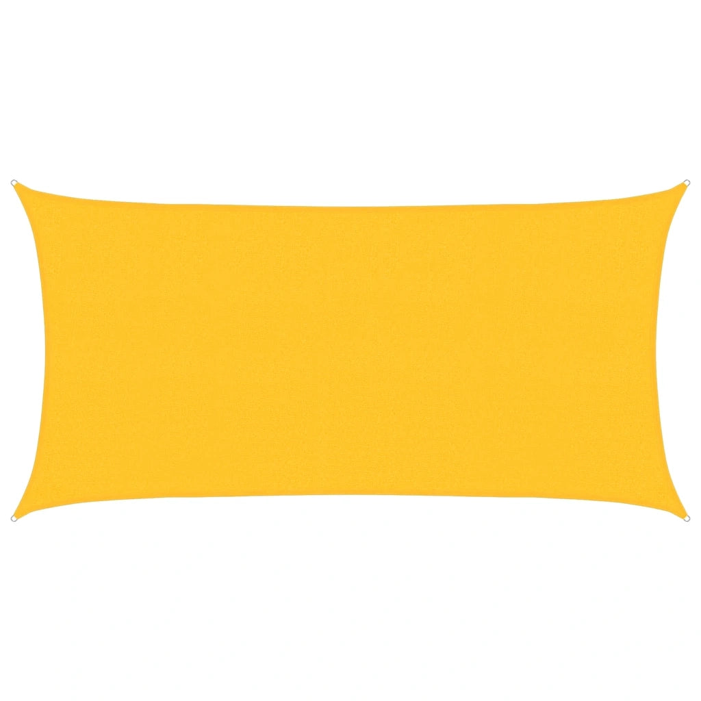 Vela Parasole 160 g/m² Rettangolare Giallo 2x3,5 m in HDPE 311558