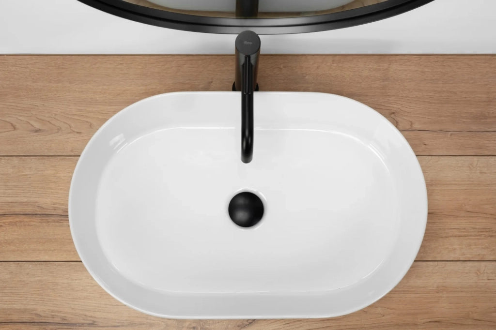 Lavabo Da Appoggio In Ceramica Rea Nadia 60