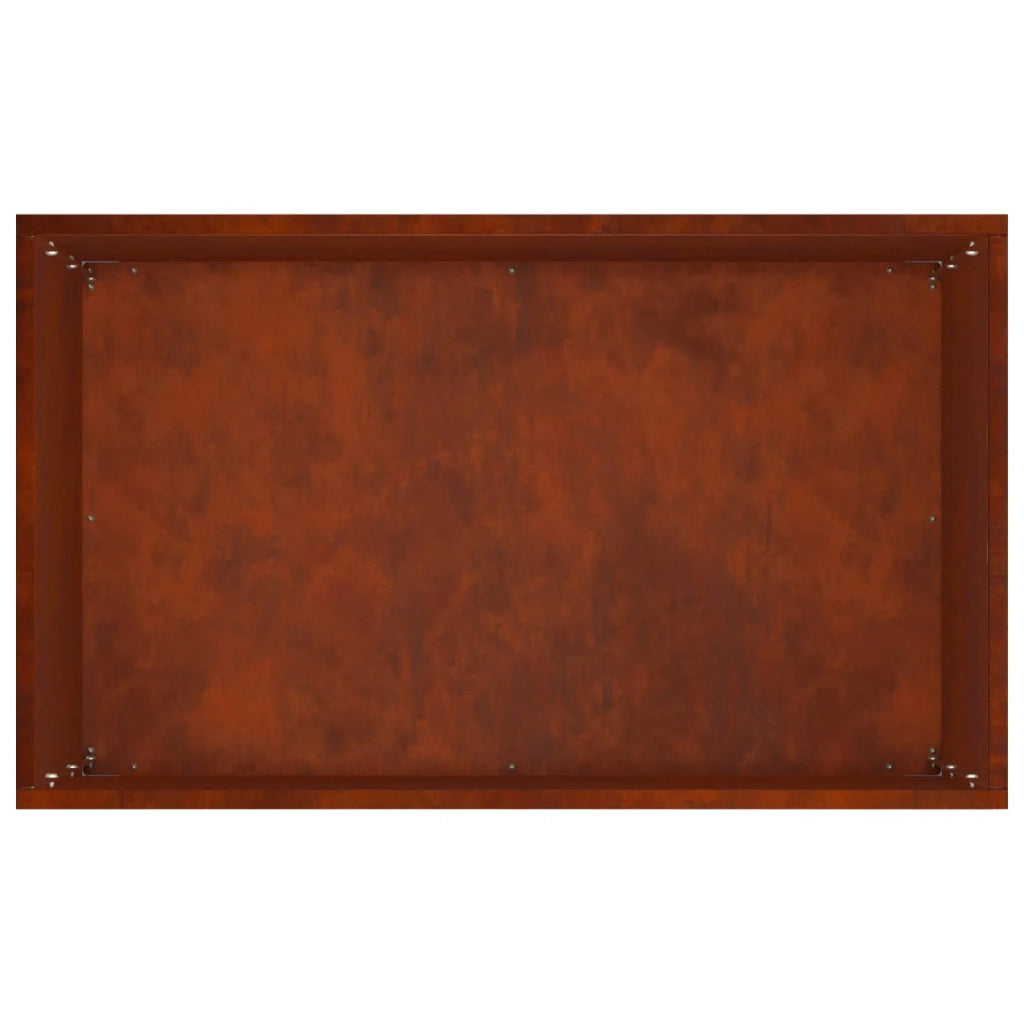Vaso da giardino Ruggine 50 x 30 x 75 cm Acciaio Corten 8005552