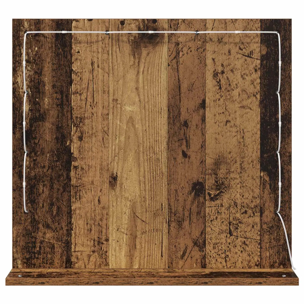 Specchio da Vanità Rettangolare Legno vecchio 60 x 55 x 18 cm 868291