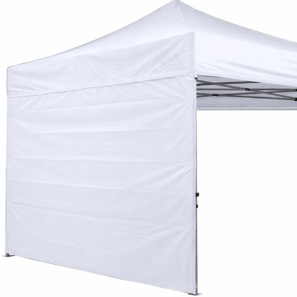 Telo laterale 3x2mt bianco impermeabile ricambio per gazebo richiudibile 3x3mt