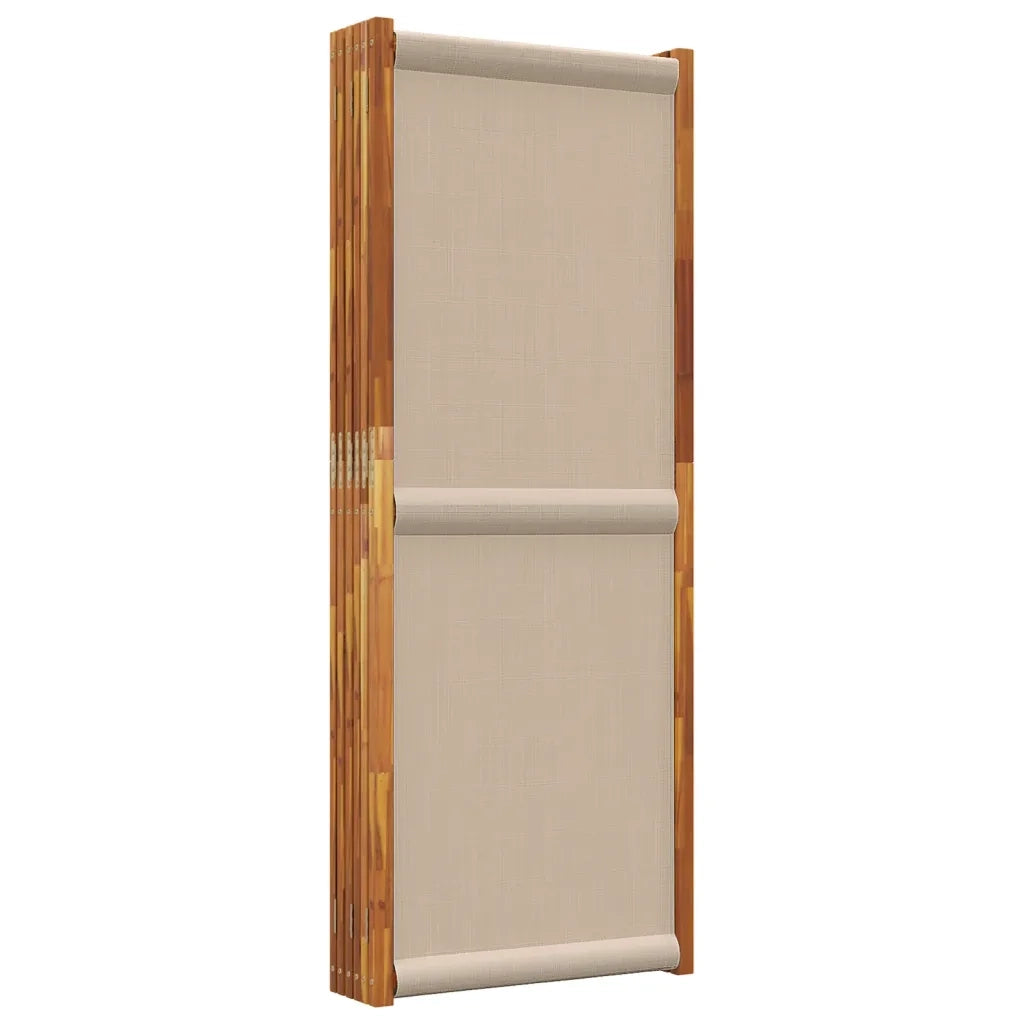 Divisorio Ambienti | Divider per stanze | Paravento a 6 Pannelli Tortora 420x180 cm