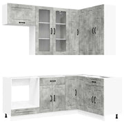 Unità Cucina KALMAR 8 pcs Grigio Cemento Legno ingegnerizzato 3438460