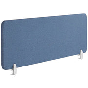 Pannello Divisorio Blu Fonoassorbente 120 x 40 cm in Plastica PET per Scrivania