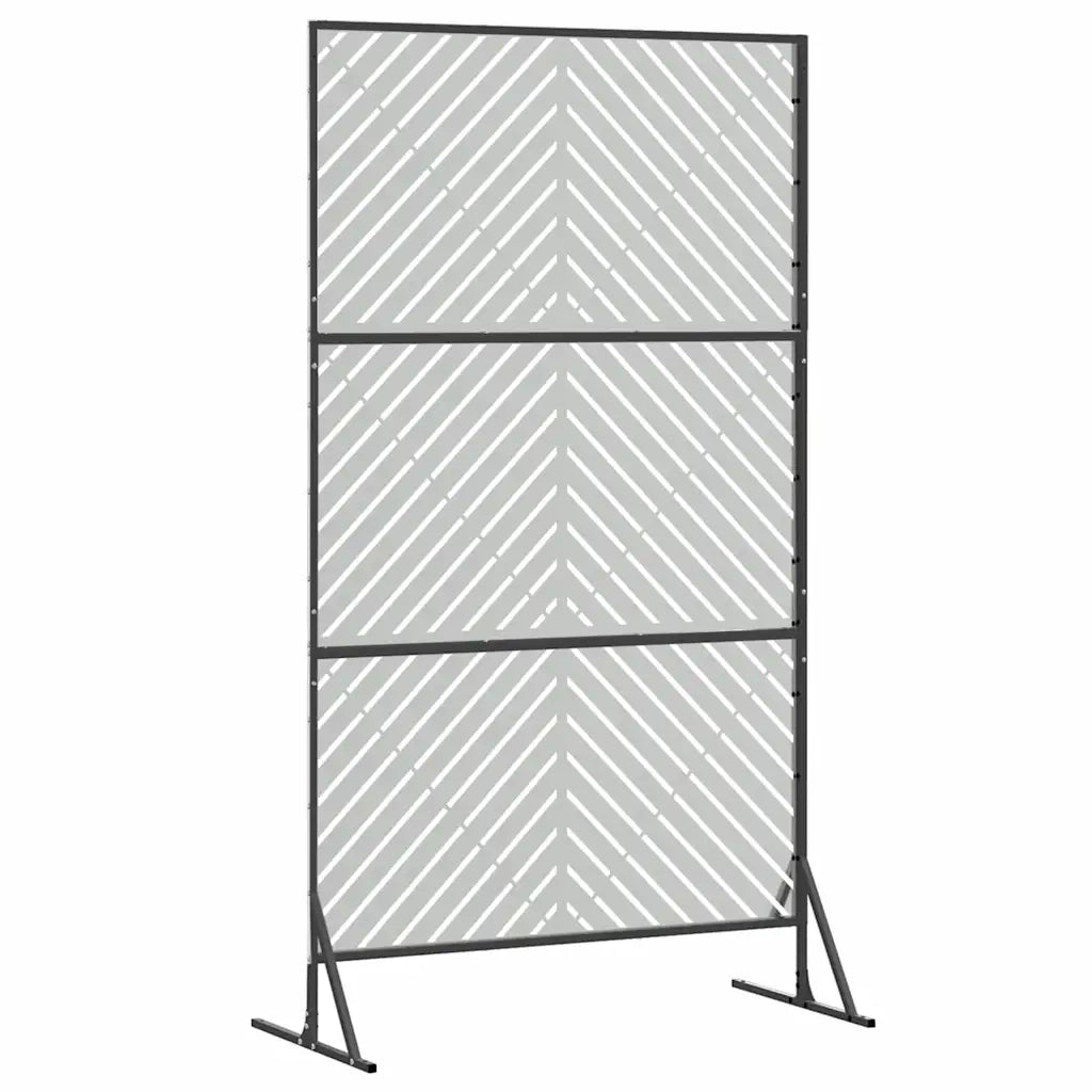 Schermo per Privacy Grigio 100 x 50 x 180 cm Acciaio CFW7456739