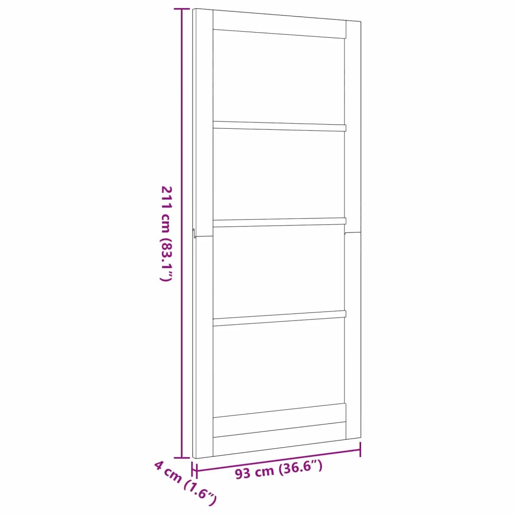 Porta Interna Bianco 93 x 211 cm Legno compensato