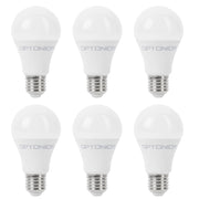 Lampadina led goccia 6 pezzi e27 8,5 watt 2700k risparmio energetico luce calda