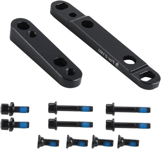 Adattatore schijfrem flat mount per biciclette da corsa e mountain bike - 140/160 mm - compatibile con Shimano