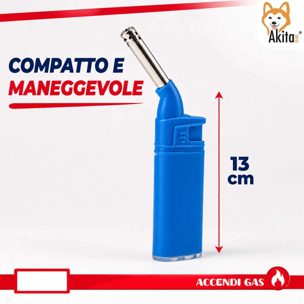 Akitaink Set 5 Accendigas Ricaricabili Beccuccio Inclinato