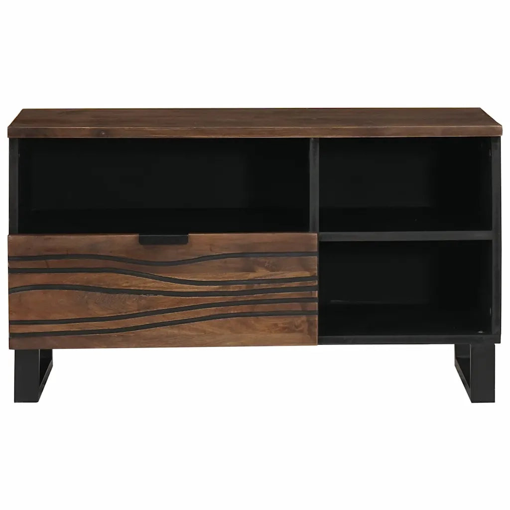 Mobile TV con cassetto-Credenza per TV Noce 80 x 33 x 46 cm Legno multistrato