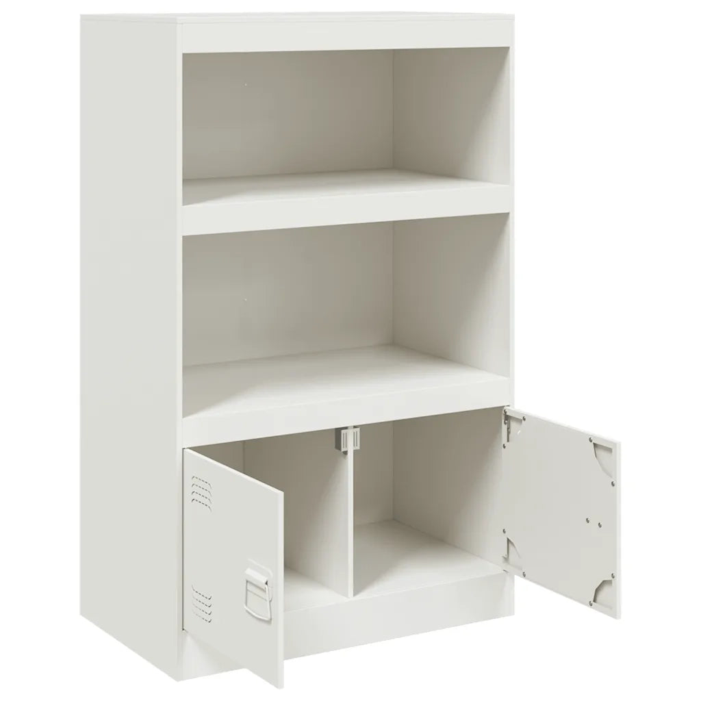 Credenza | Madia | Buffet da pranzo | Armadio da pranzo Bianca 67x39x107 cm in Acciaio
