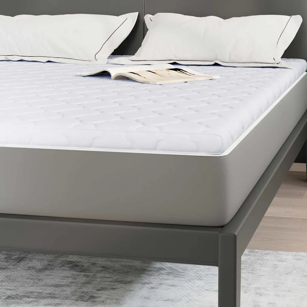 Topper al cocco Bianco 160 x 200 cm Tessuto Jacquard CFW9085217