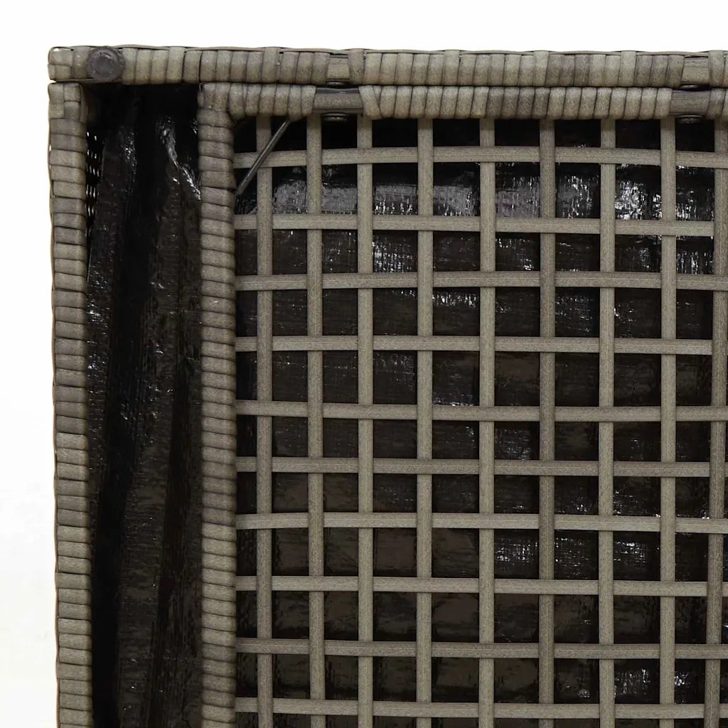 Scatola per Cuscini Grigio 50 x 50 x 50 cm polyrattan CFW8284451