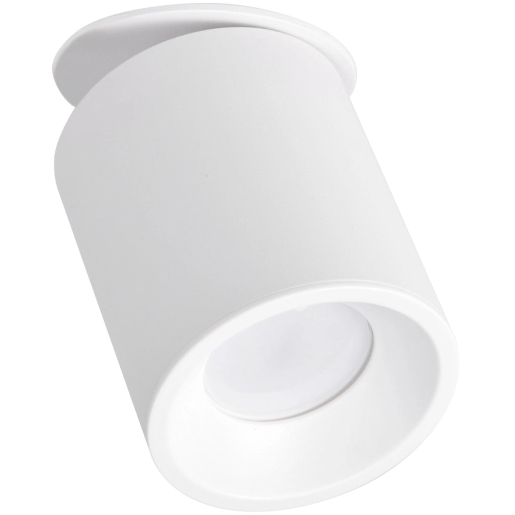 Faretto incasso orientabile GU10 bianco Polux HARON