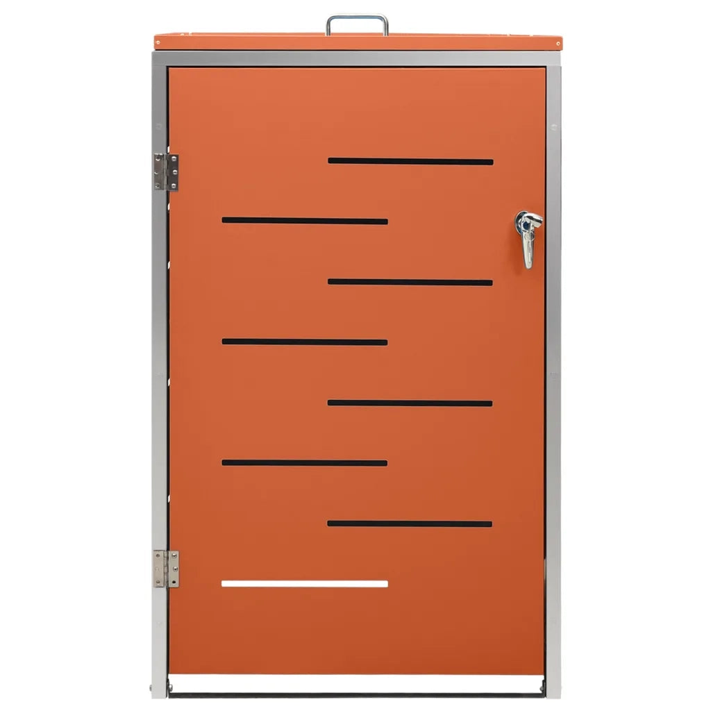 Copribidone per Spazzatura Singolo 69x77,5x112,5cm Acciaio Inox 149562