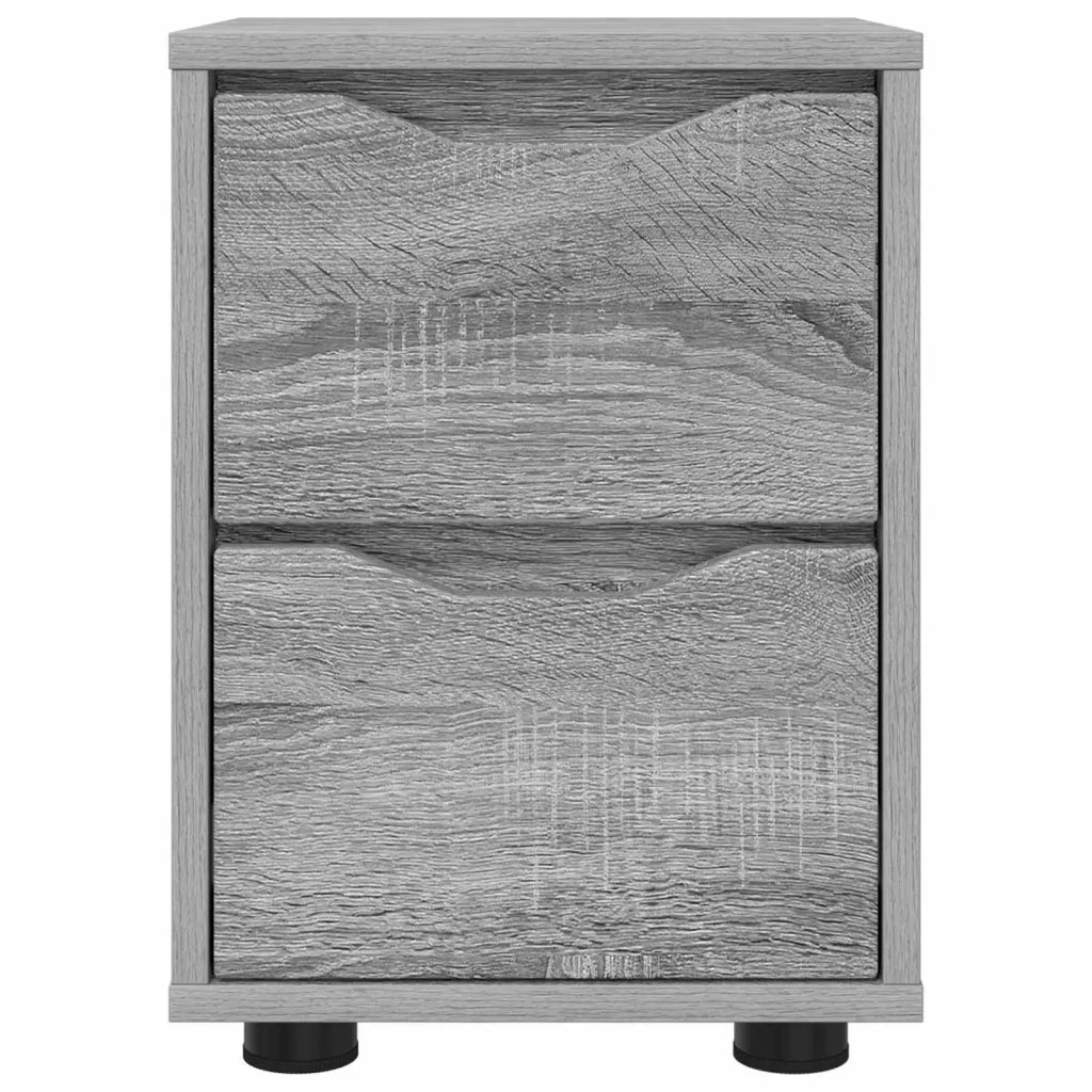 Comodini con cassetto 2 pcs Grigio Sonoma 30,5 x 30 x 43 cm 888810