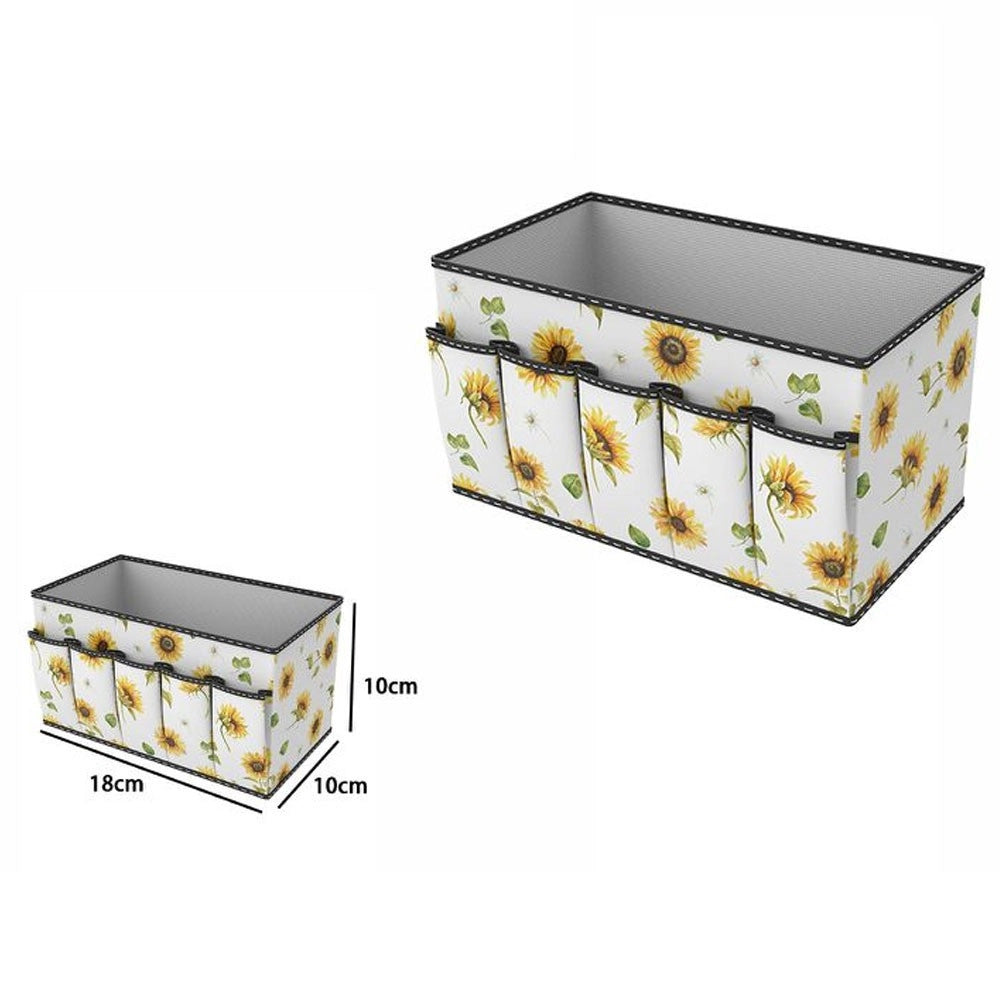 Trade Shop - Box Scatola Salvaspazio Armadio Contenitore Porta Oggetti Organizer 18x10x10 Cm -