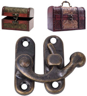Hasp 30 pezzi - Fermo ferro antico - Stile retro - Chiusura in acciaio - Per accessori/dozzine - Resistente alla corrosione/inox - Chiusure