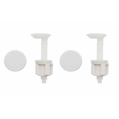 COPPIA SUPPORTI PER SEDILE CON CADUTA FRIZIONATA- Bianco- METAF- pezzi 1