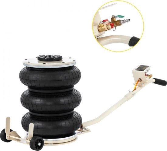 Cricotto pneumatico - 5 Ton - Adatto per veicoli pesanti