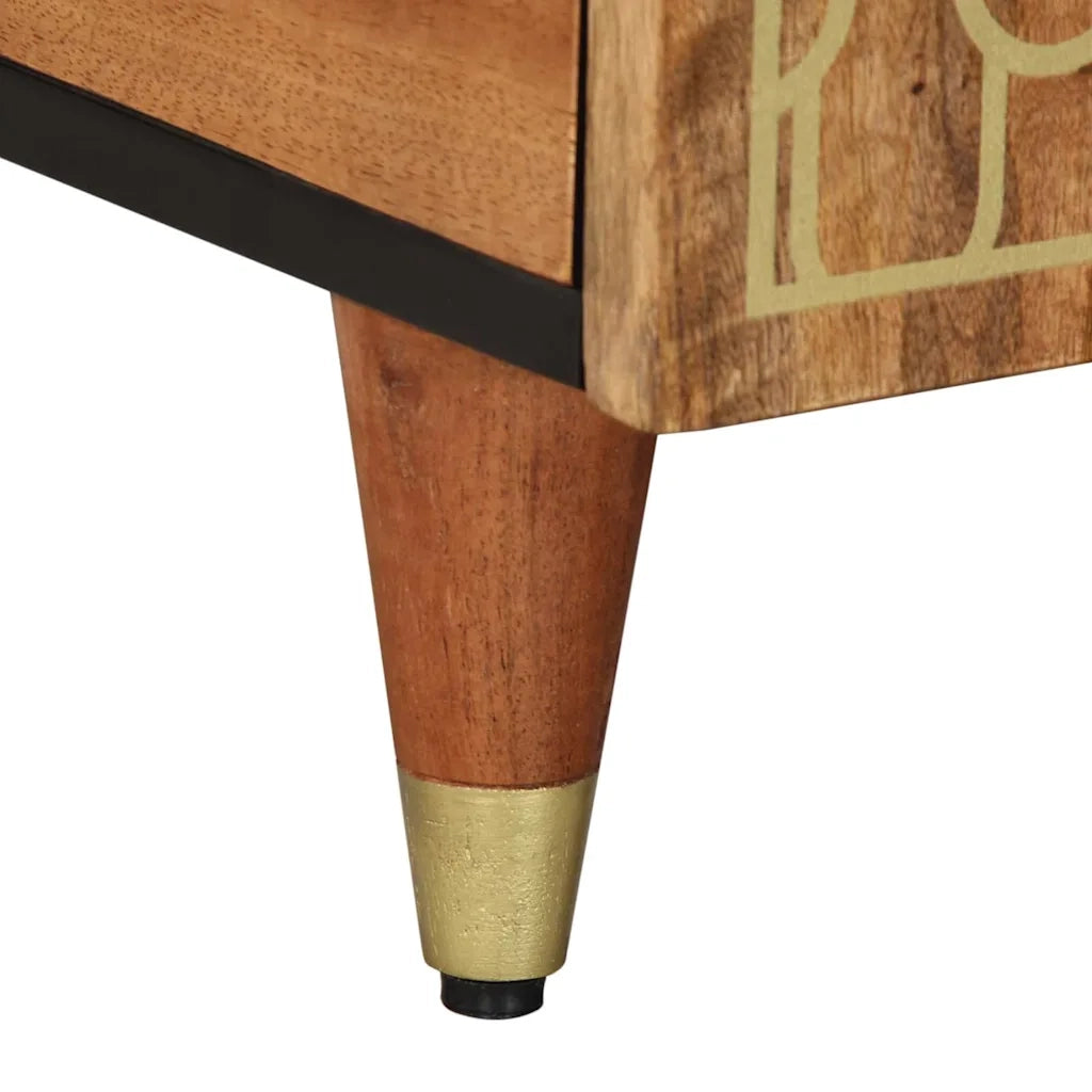 Tavolino da salotto | Tavolino da caff¨¨ | Tavolino da Soggiorno 100x54x40 cm in Legno Massello di Mango