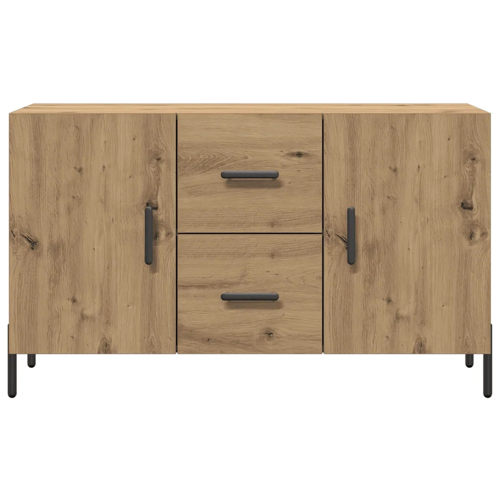 Credenza Rovere Artigianale 100x36x60 cm in Legno Multistrato 857321