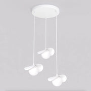 Lampada a sospensione Ritual in acciaio bianco opaco