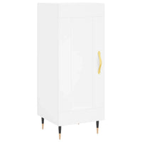 Credenza Bianca 34,5x34x180 cm in Legno Multistrato 3199089