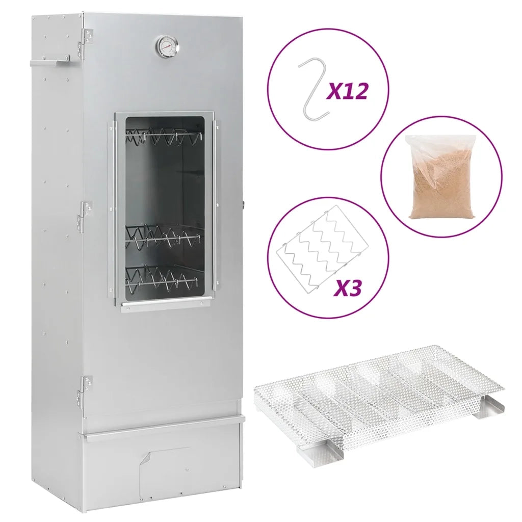 Forno Affumicatore BBQ Generatore Fumo Freddo Acciaio Zincatocod mxl 131685