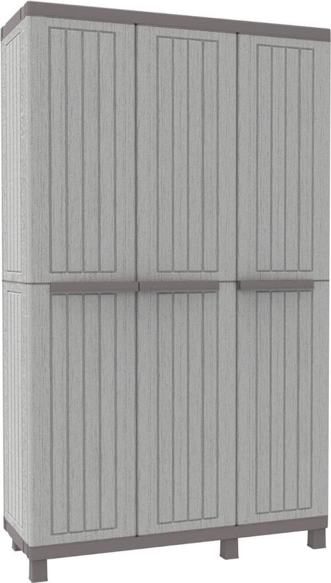 Recinzione per Giardino - Recinzione per Esterno - Recinzioni per Giardino - Ricovero per Giardino - Materiale Plastico - 110x50x180cm - Grigio - XXL