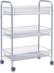 Trolley per cucina – ripiani per cucina - Trolley di archiviazione con ruote – con livelli – sostenibile -spazievenditore