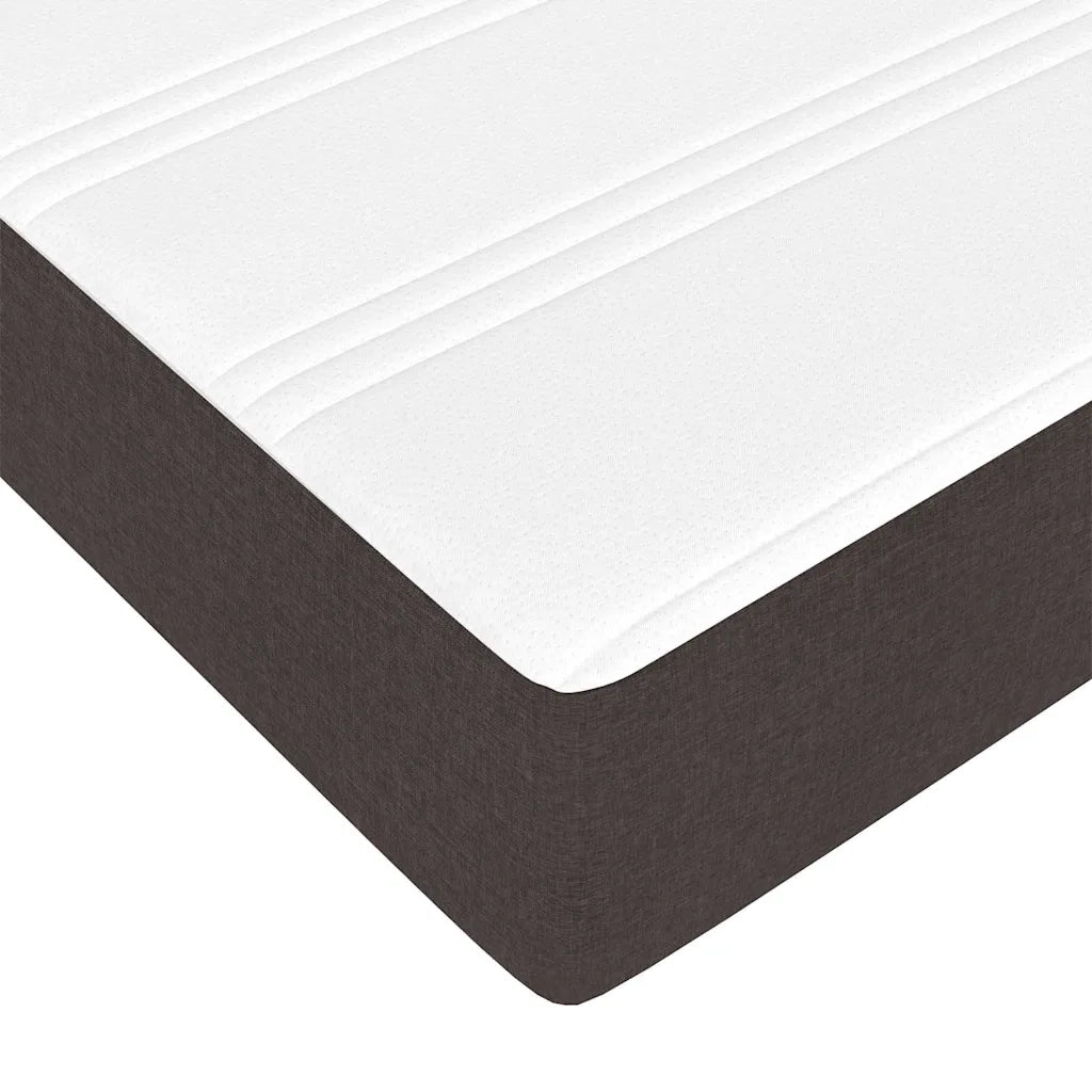 Struttura del letto Marrone Scuro 120 x 200 cm Tessuto 3399183