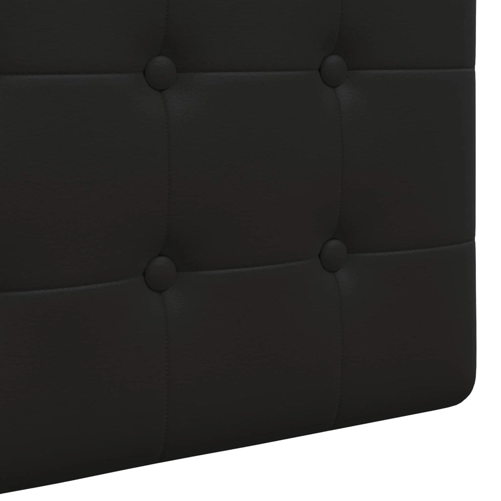 Testiera | Testata sospesa Con luce LED Nero Similpelle