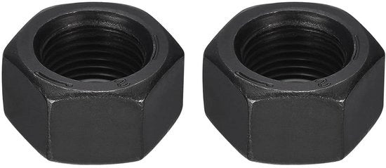 Set di viti a 6 facce in acciaio carbonio grado 8.8 nero ossidato - Set da 2 - Per chiavi a sega
