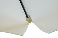 Ombrellone Decentrato da Giardino 3x2m Florida Telo in Poliestere Ecrù