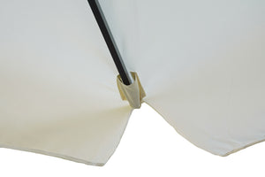 Ombrellone Decentrato da Giardino 3x2m Florida Telo in Poliestere Ecrù