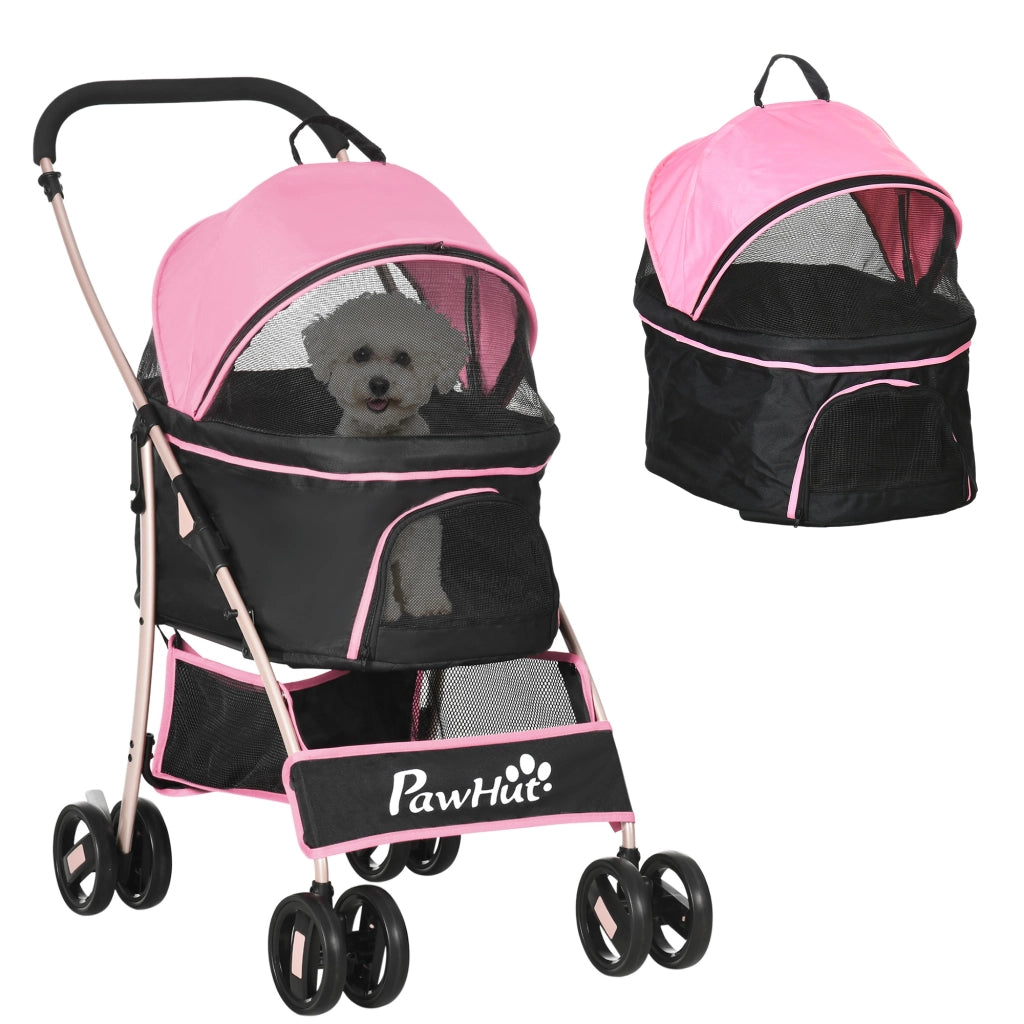 Trasportino Pieghevole per Cani ¨C Zephmum ¨C Rosa