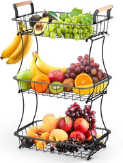 Frigorifero 3 livelli metallo nero - mobile frigorifero maniglia frigorifero - frutta verdura snack - cucina ufficio - chiave a scudo