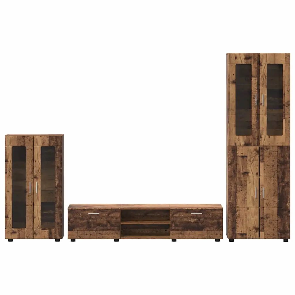 Set mobile TV FLORIN 3 pcs Legno vecchio Legno multistrato 3397982